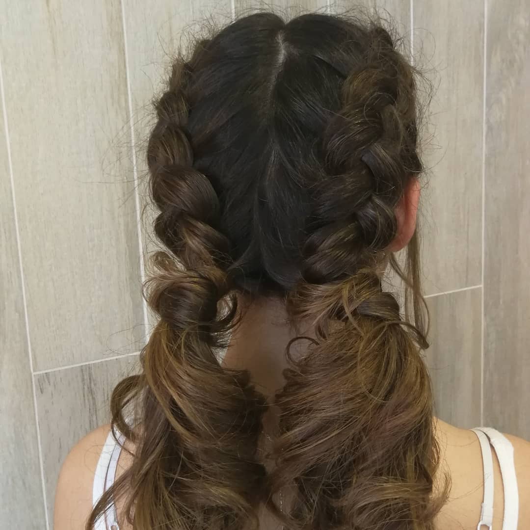 Mechas y Peinado realizado por la Peluquería Tribaldo